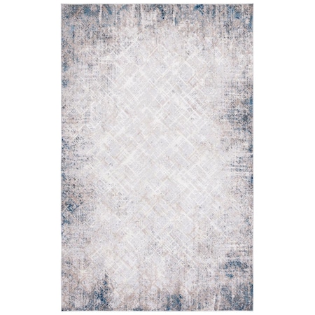Safavieh 4 x 6 ft. Vogue Blue & Gray Power Loomed Rectangle Area Rug VGE158M-4